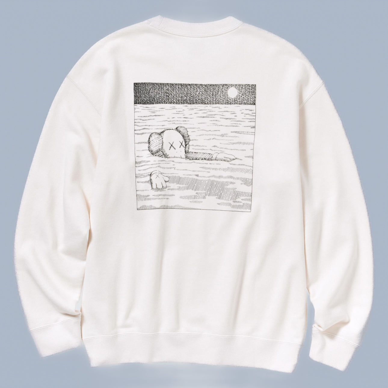 KAWS x Uniqlo Long-Sleeve Sweatshirt (US Sizing)