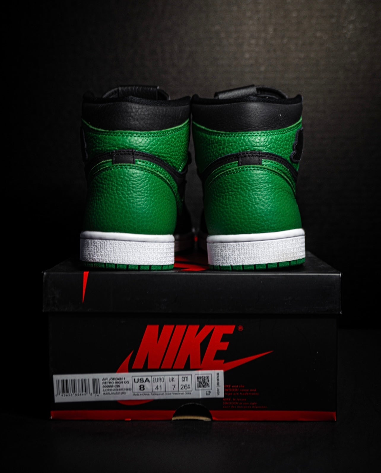 Jordan 1 Retro High Pine Green Black (USED VNDS)