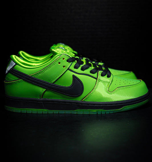 Nike SB Dunk Low x The Powerpuff Girls Buttercup (PS)