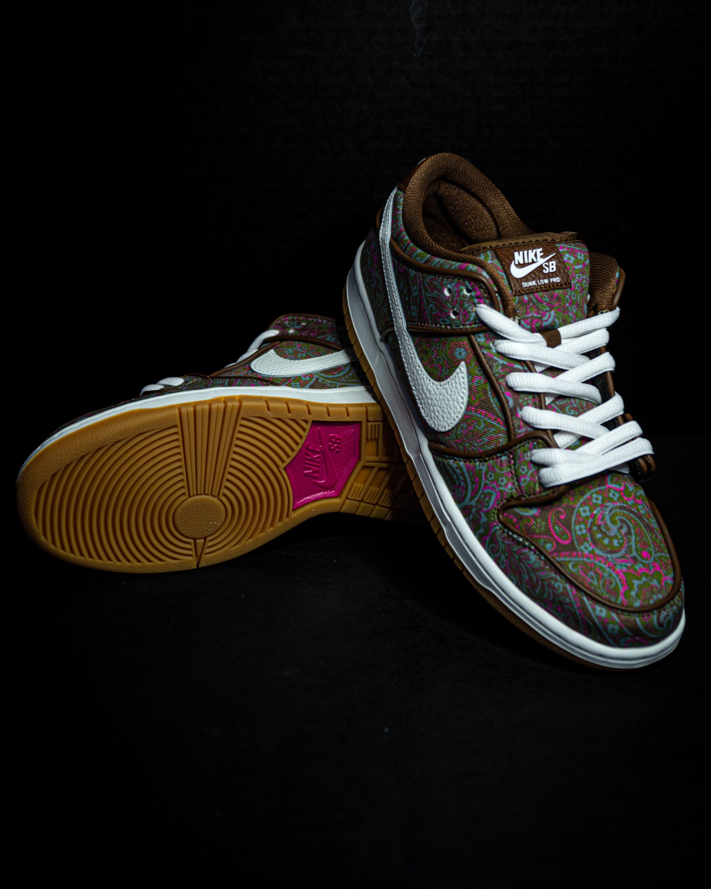 Nike SB Dunk Low Pro 'Brown Paisley'