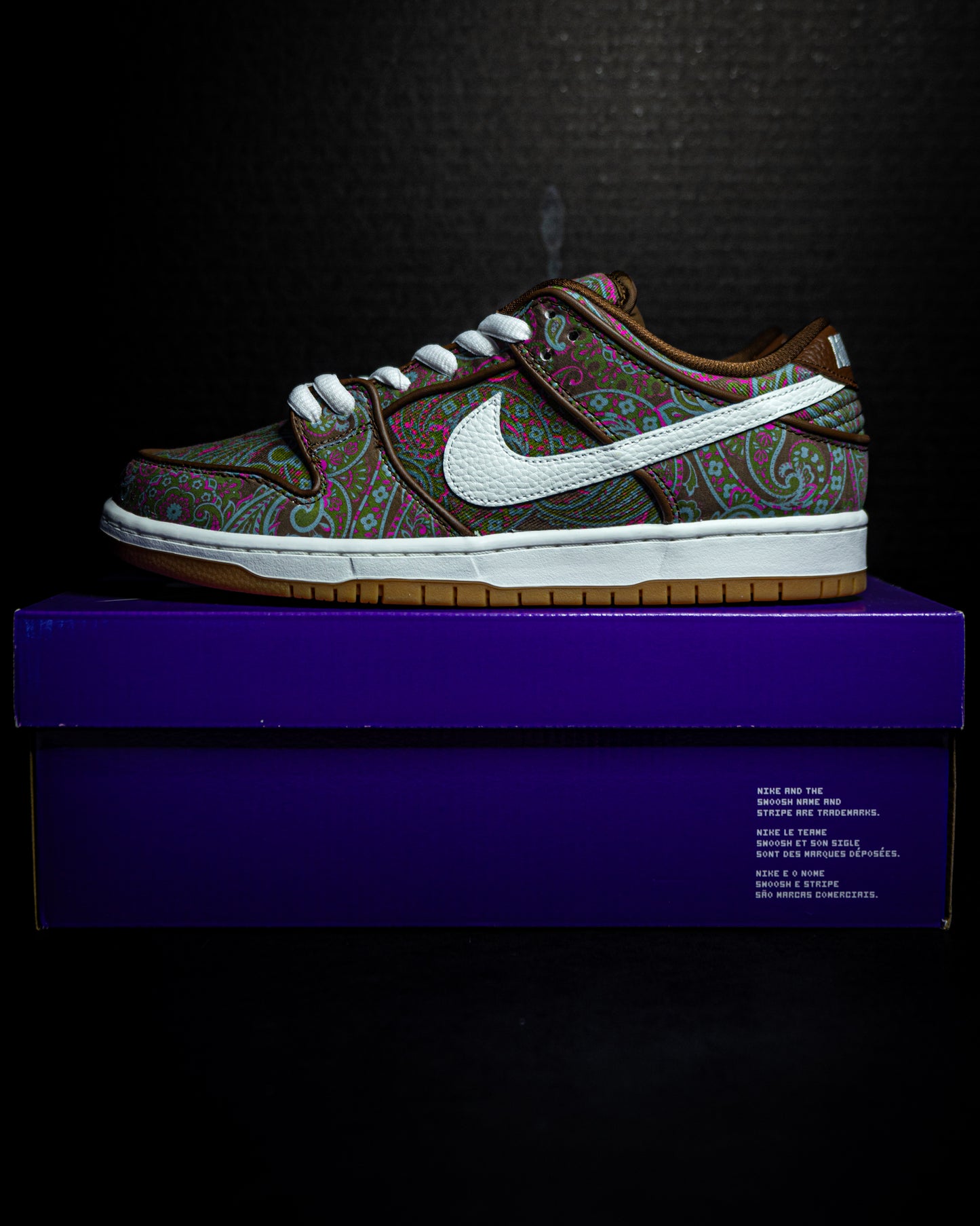 Nike SB Dunk Low Pro 'Brown Paisley'