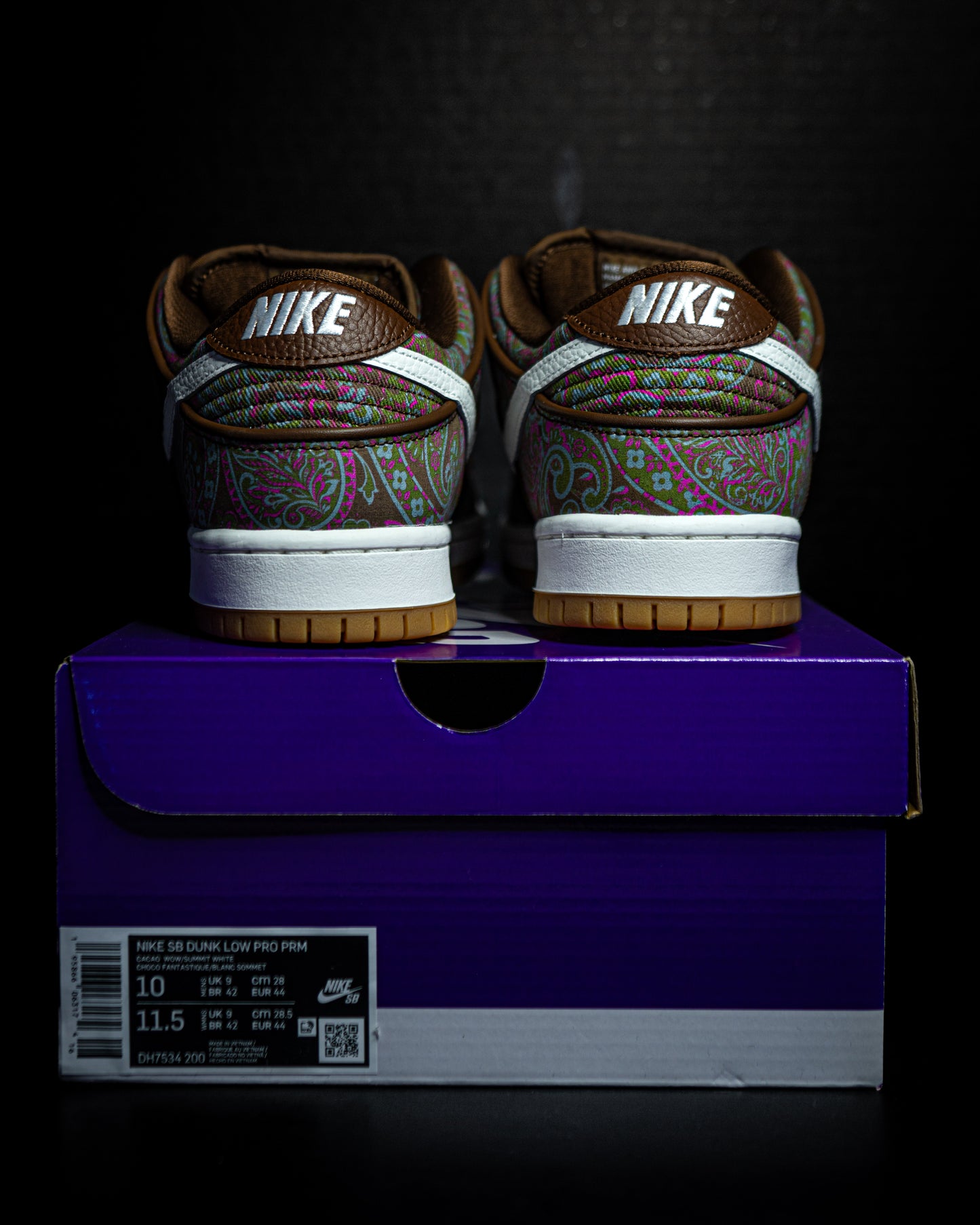 Nike SB Dunk Low Pro 'Brown Paisley'