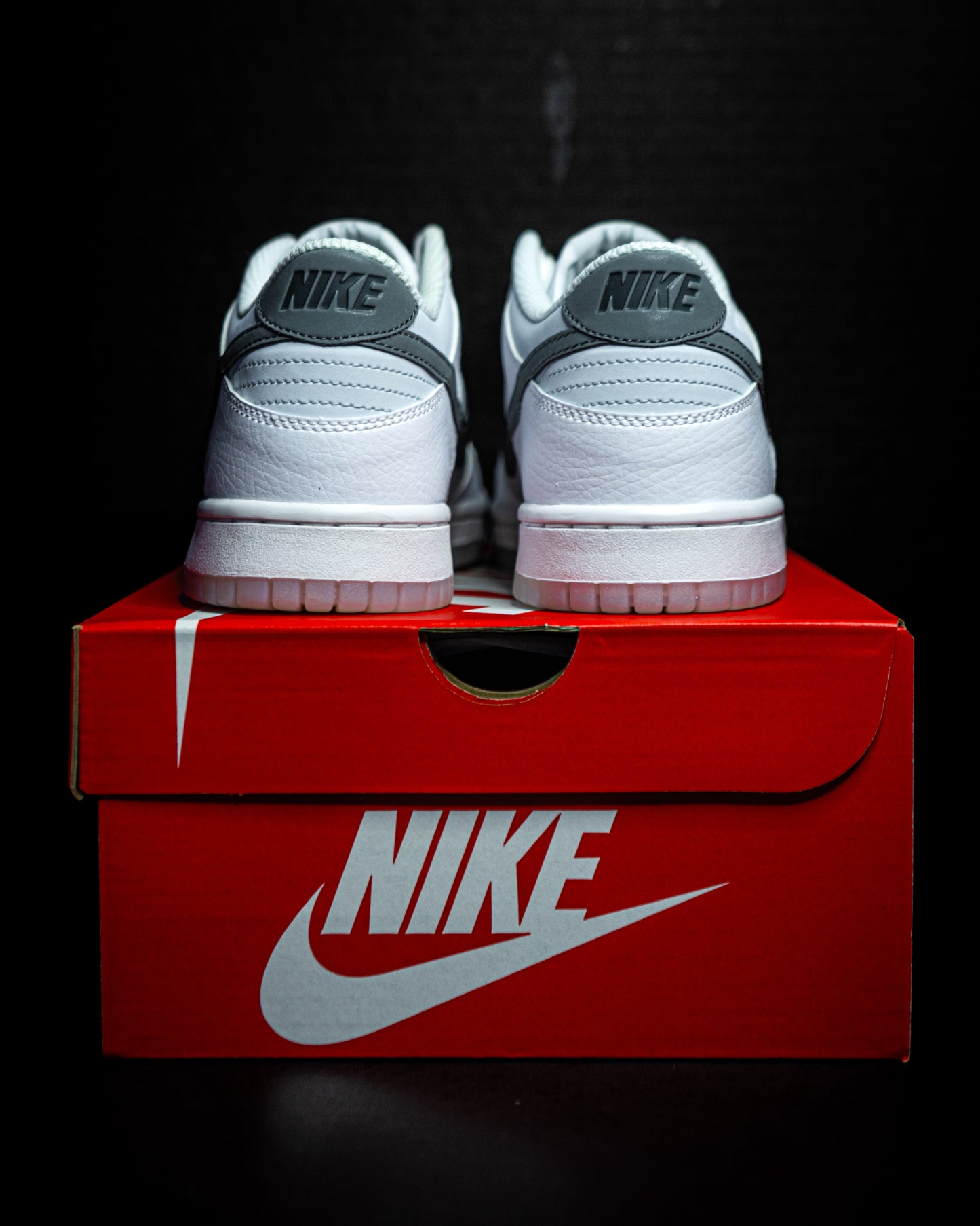 Nike Dunk Low Reflective Swoosh White (GS)