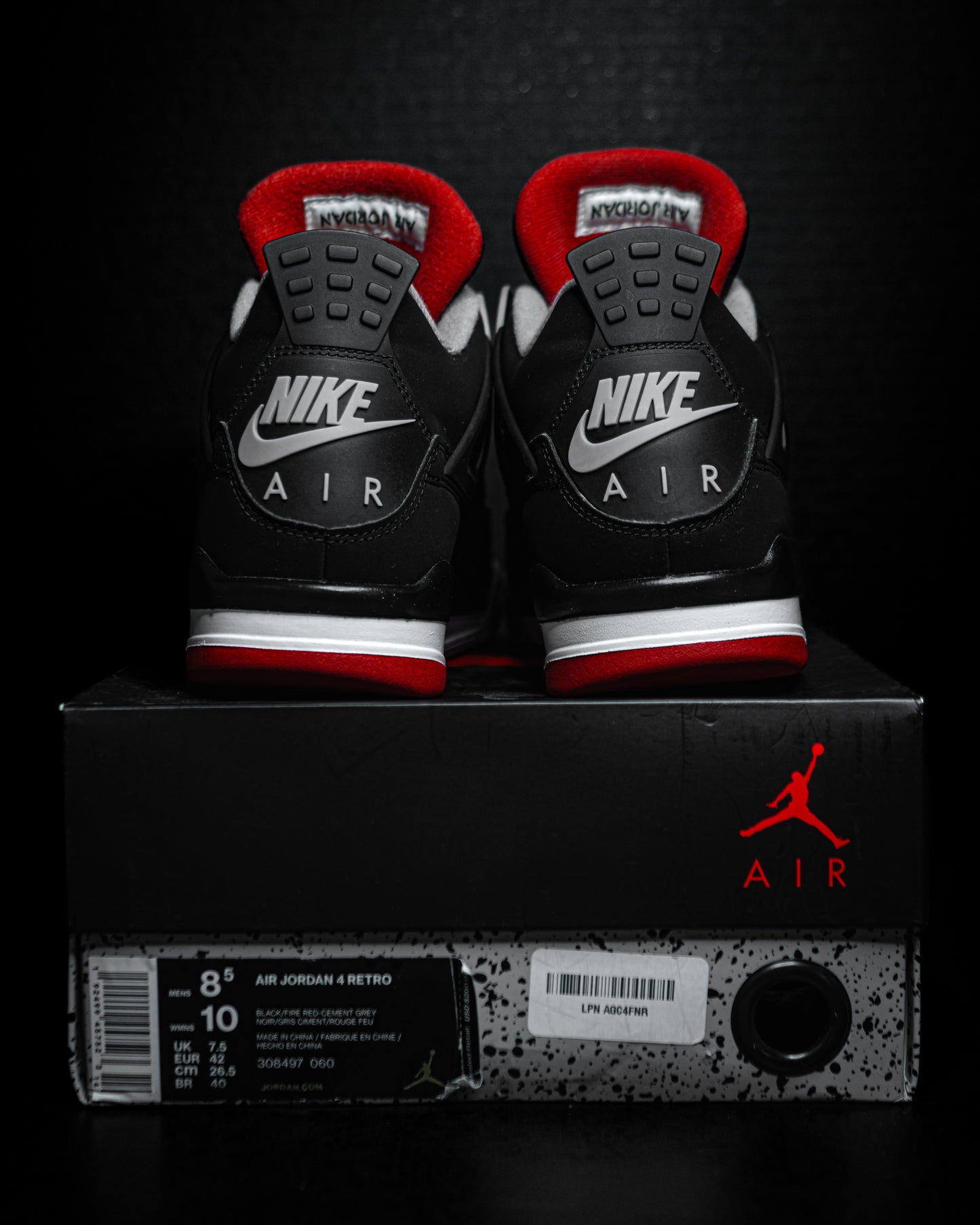 Jordan 4 Retro Bred 2019 (USED)