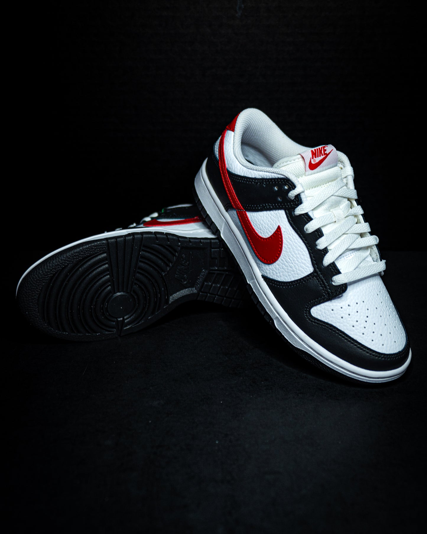 Nike Dunk Low Retro 'Red Swoosh Panda'