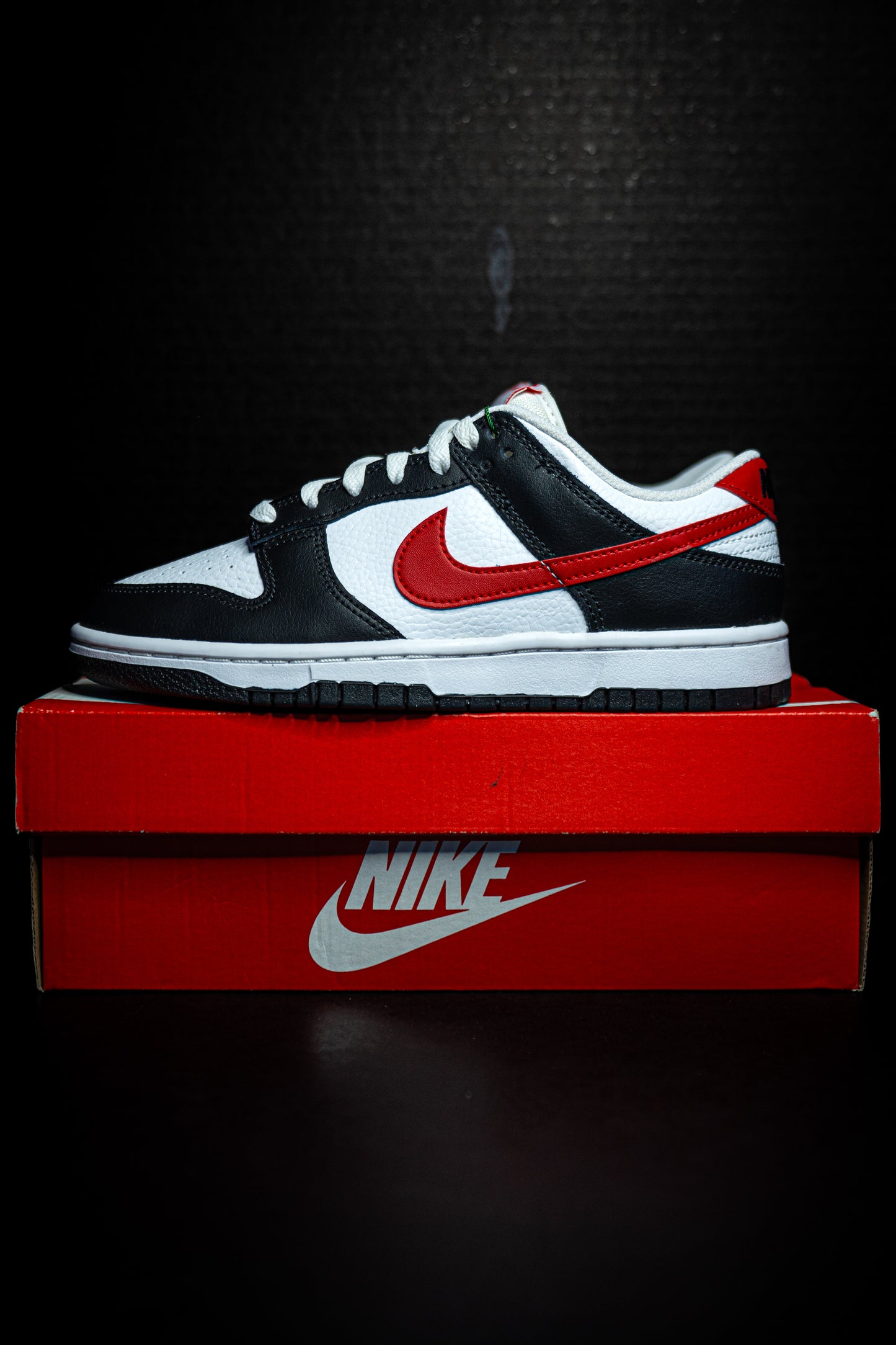 Nike Dunk Low Retro 'Red Swoosh Panda'