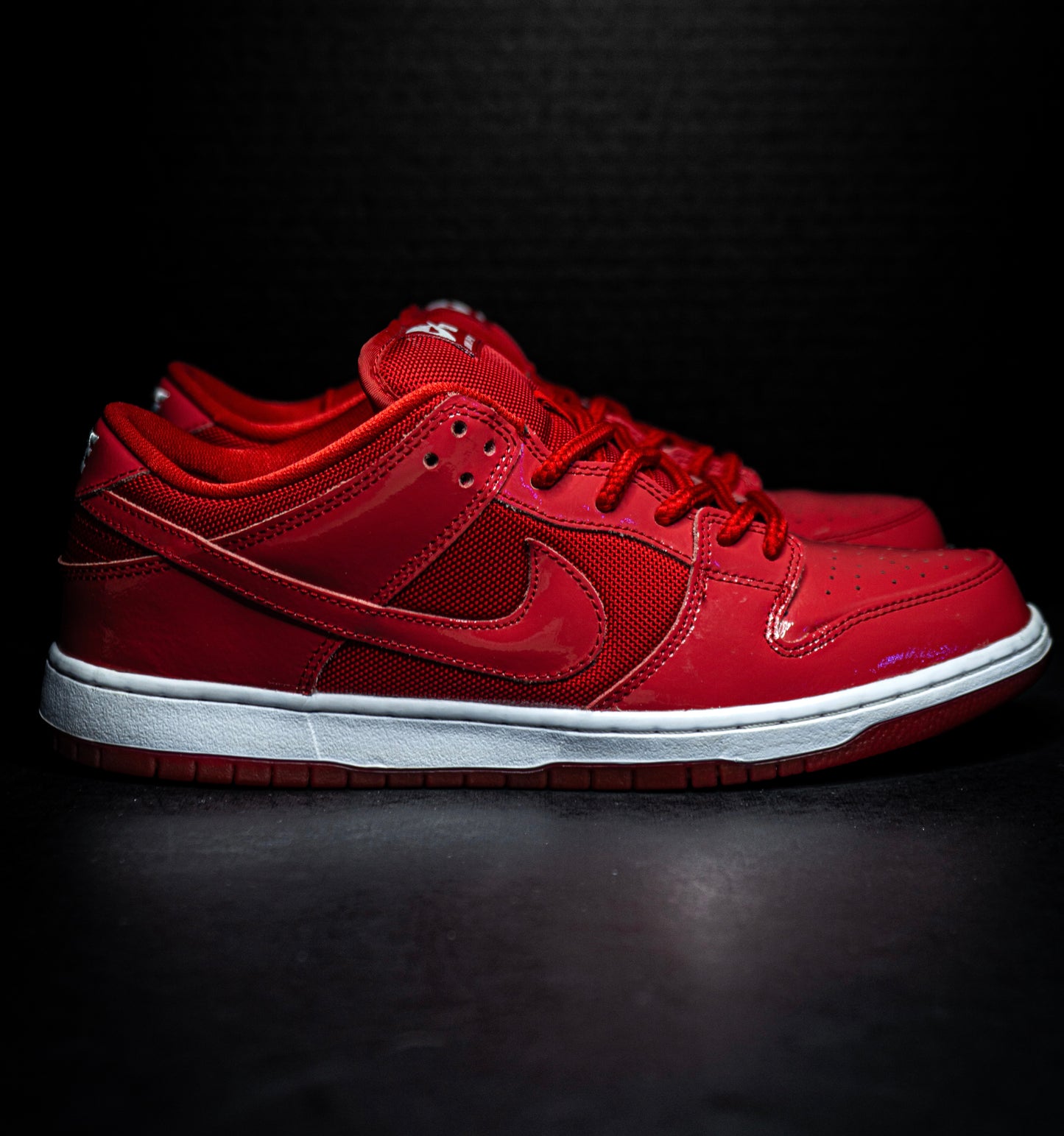 Nike SB Dunk Low Pro Red Patent Leather (USED)