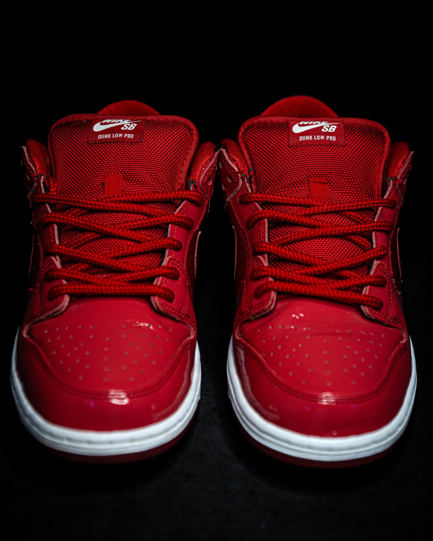 Nike SB Dunk Low Pro Red Patent Leather (USED)