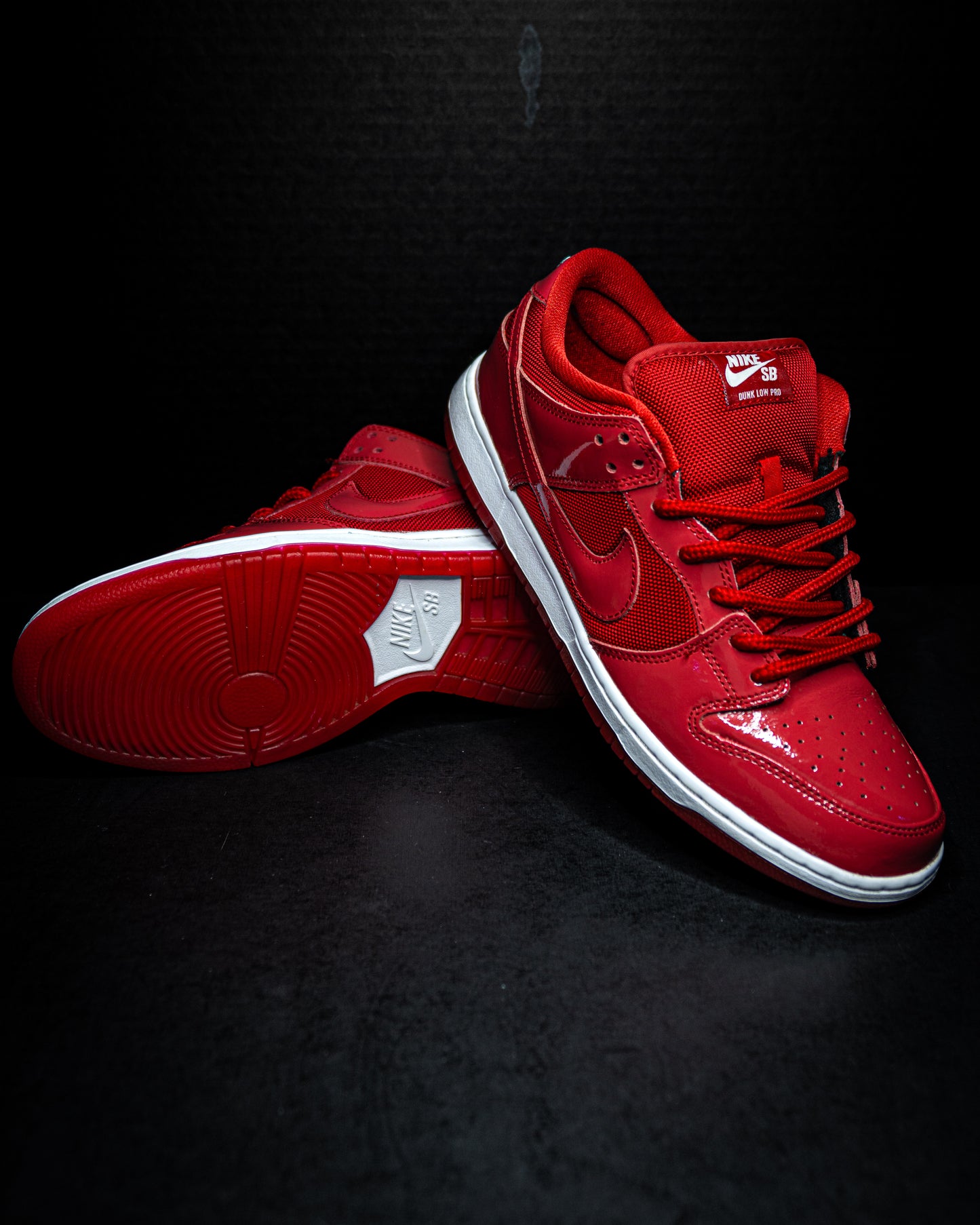 Nike SB Dunk Low Pro Red Patent Leather (USED)