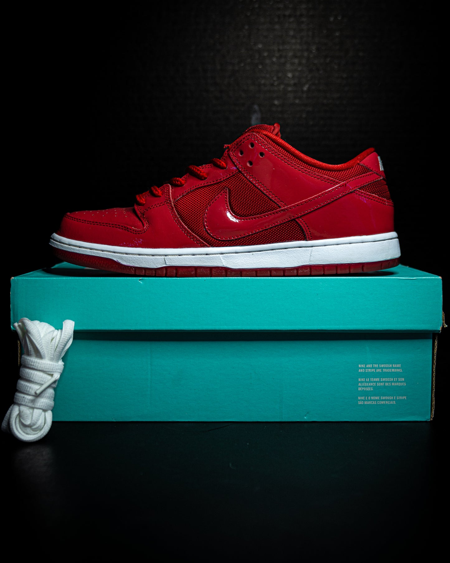 Nike SB Dunk Low Pro Red Patent Leather (USED)