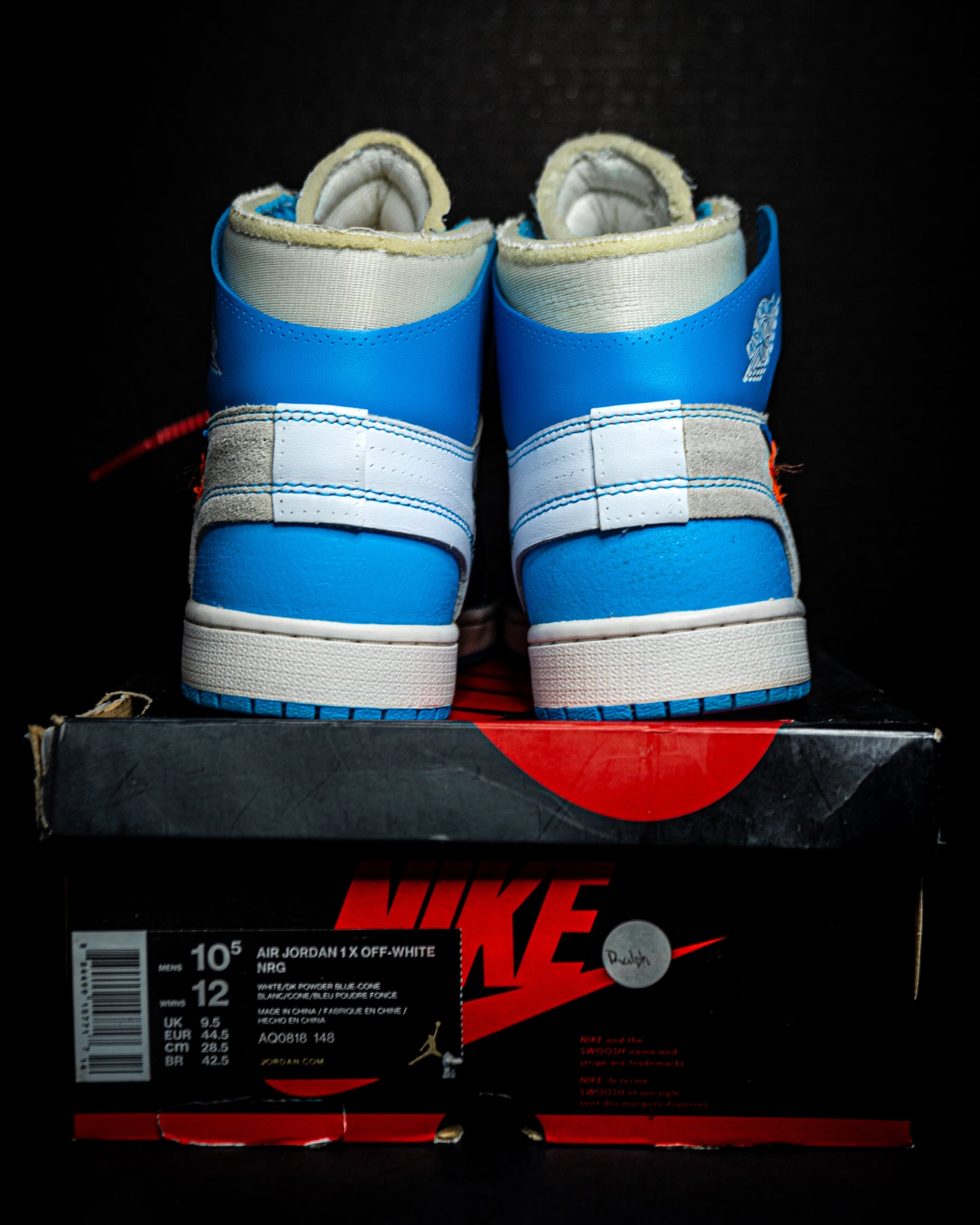 Jordan 1 Retro Off-White University Blue (USED)