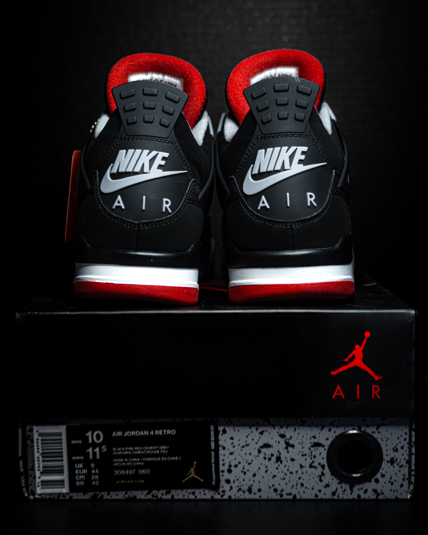 Jordan 4 Retro Bred (USED)