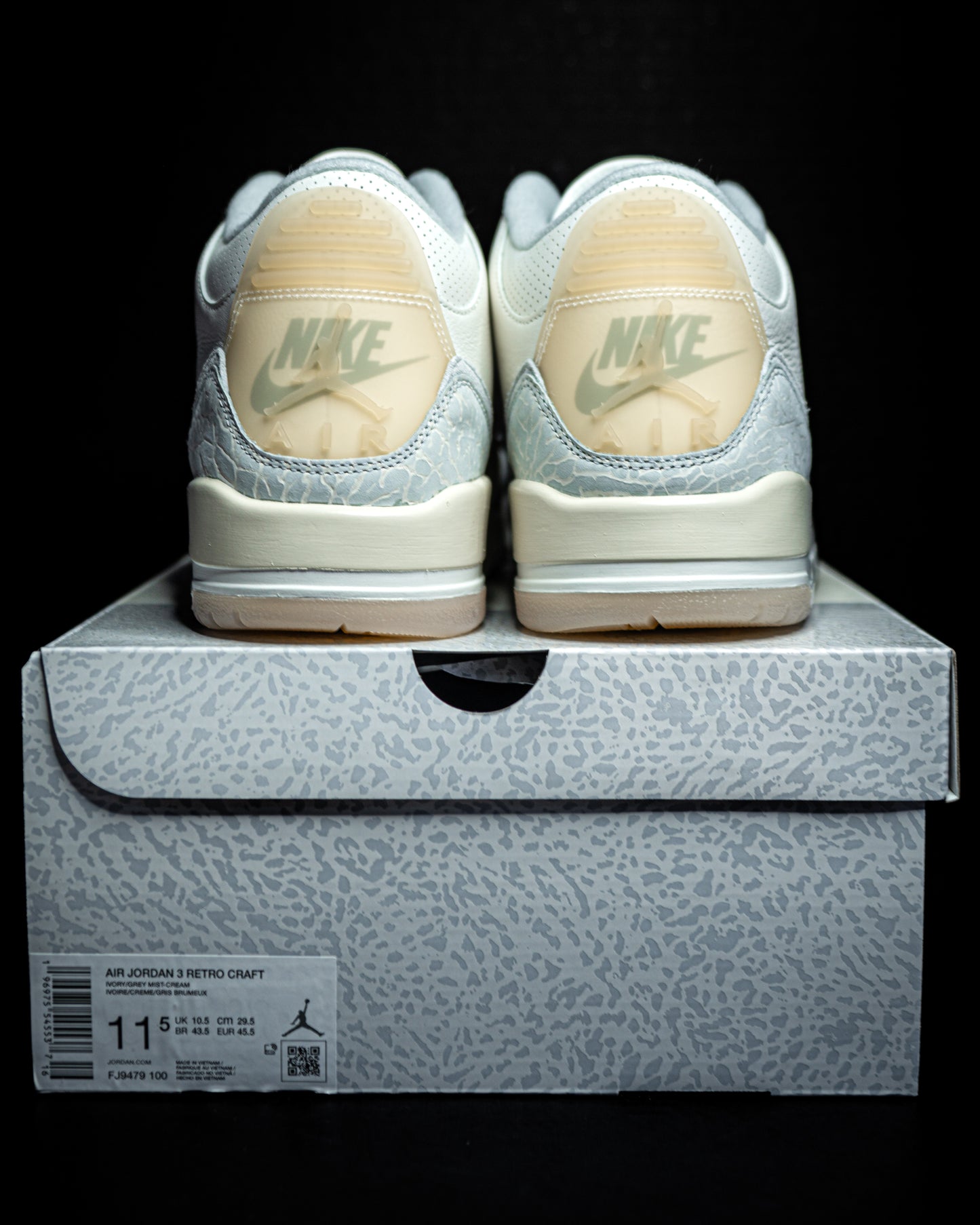 Jordan 3 Retro Craft Ivory