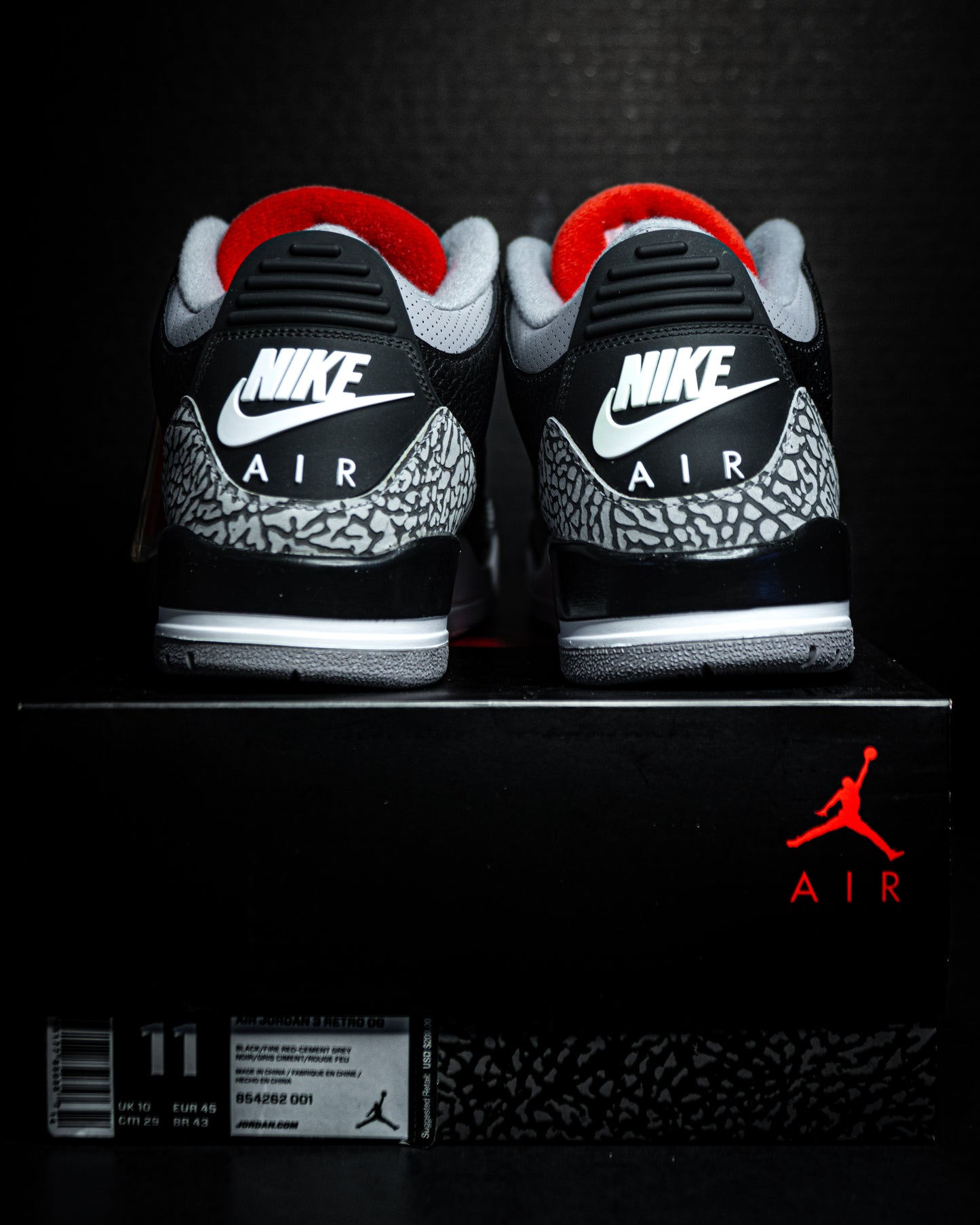 Jordan 3 Retro Black Cement 2018