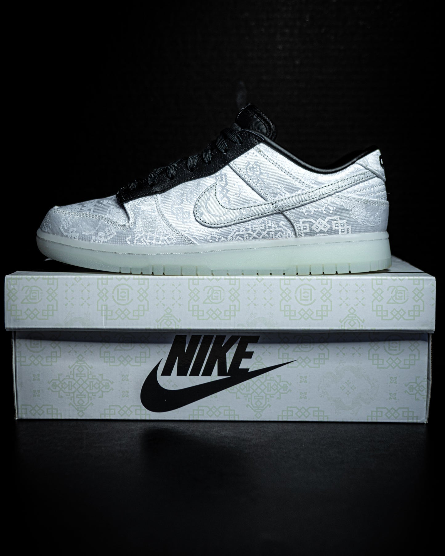 Nike Dunk Low CLOT x Fragment White (VNDS/USED)