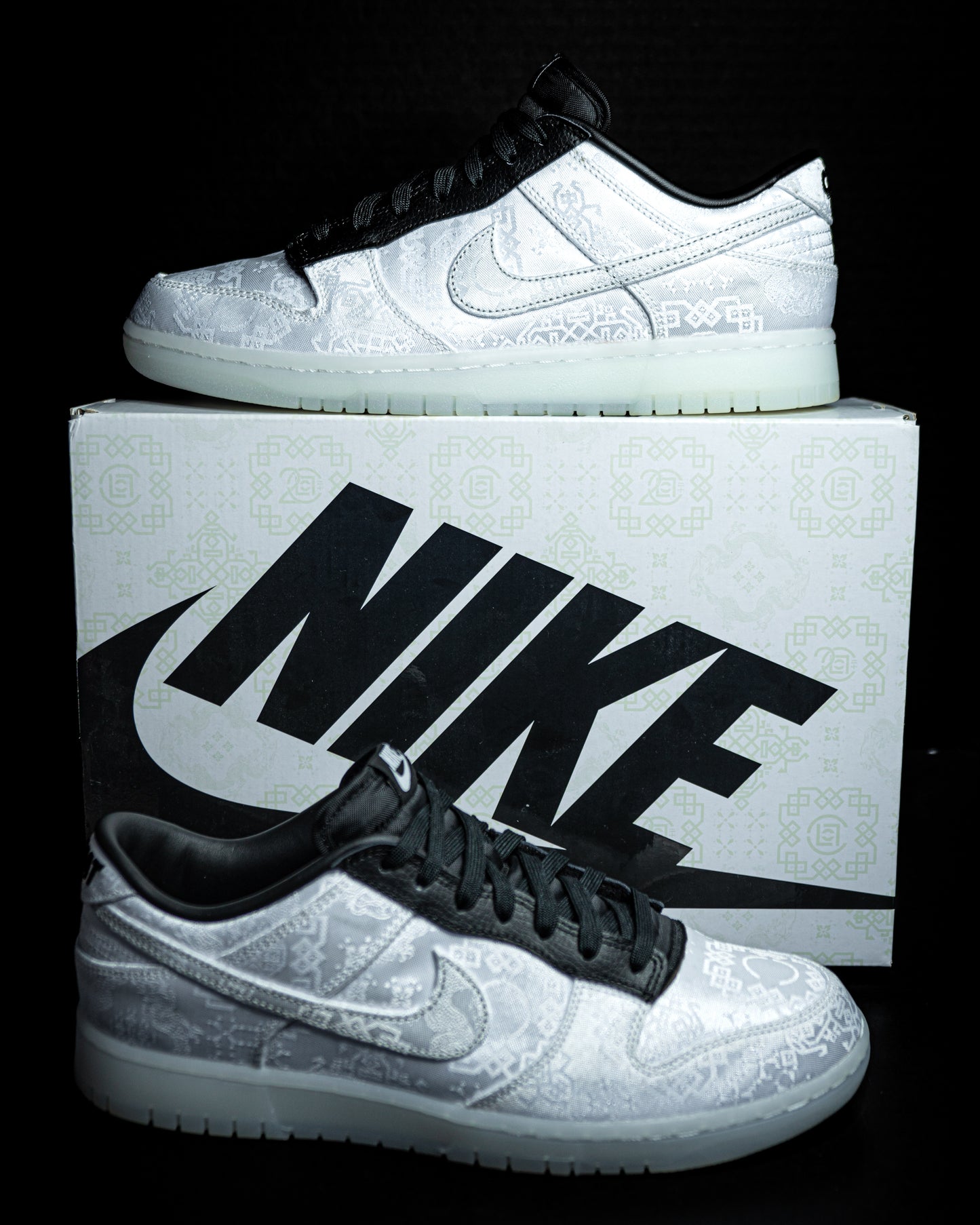 Nike Dunk Low CLOT x Fragment White (VNDS/USED)