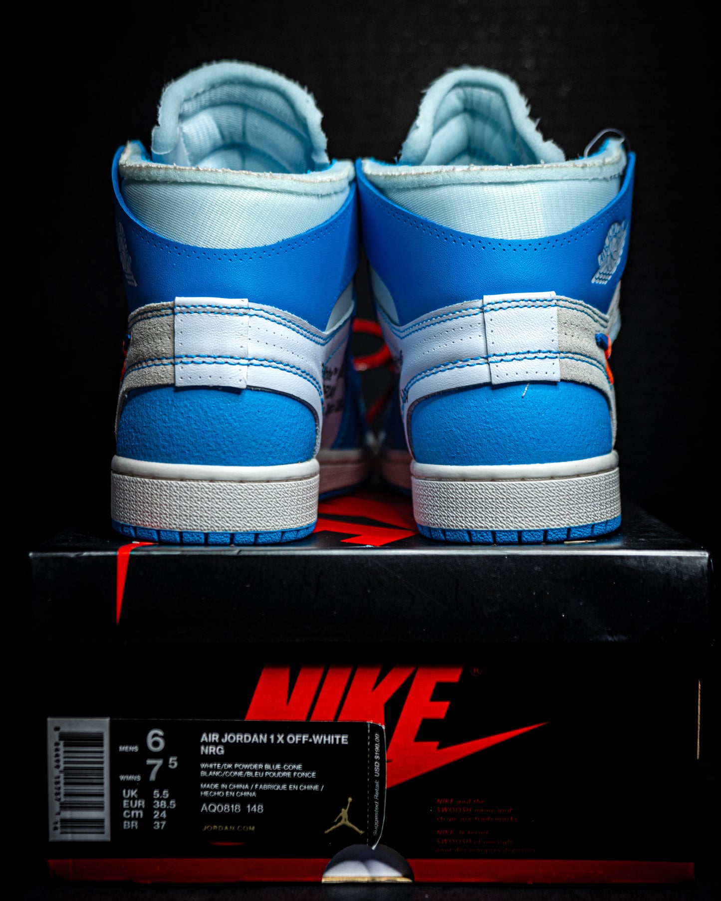 Jordan 1 Retro High Off-White UNC