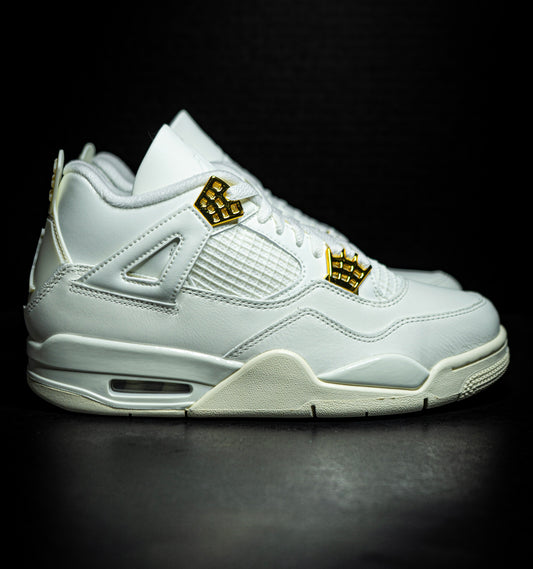 Jordan 4 Retro Metallic Gold (Womens)