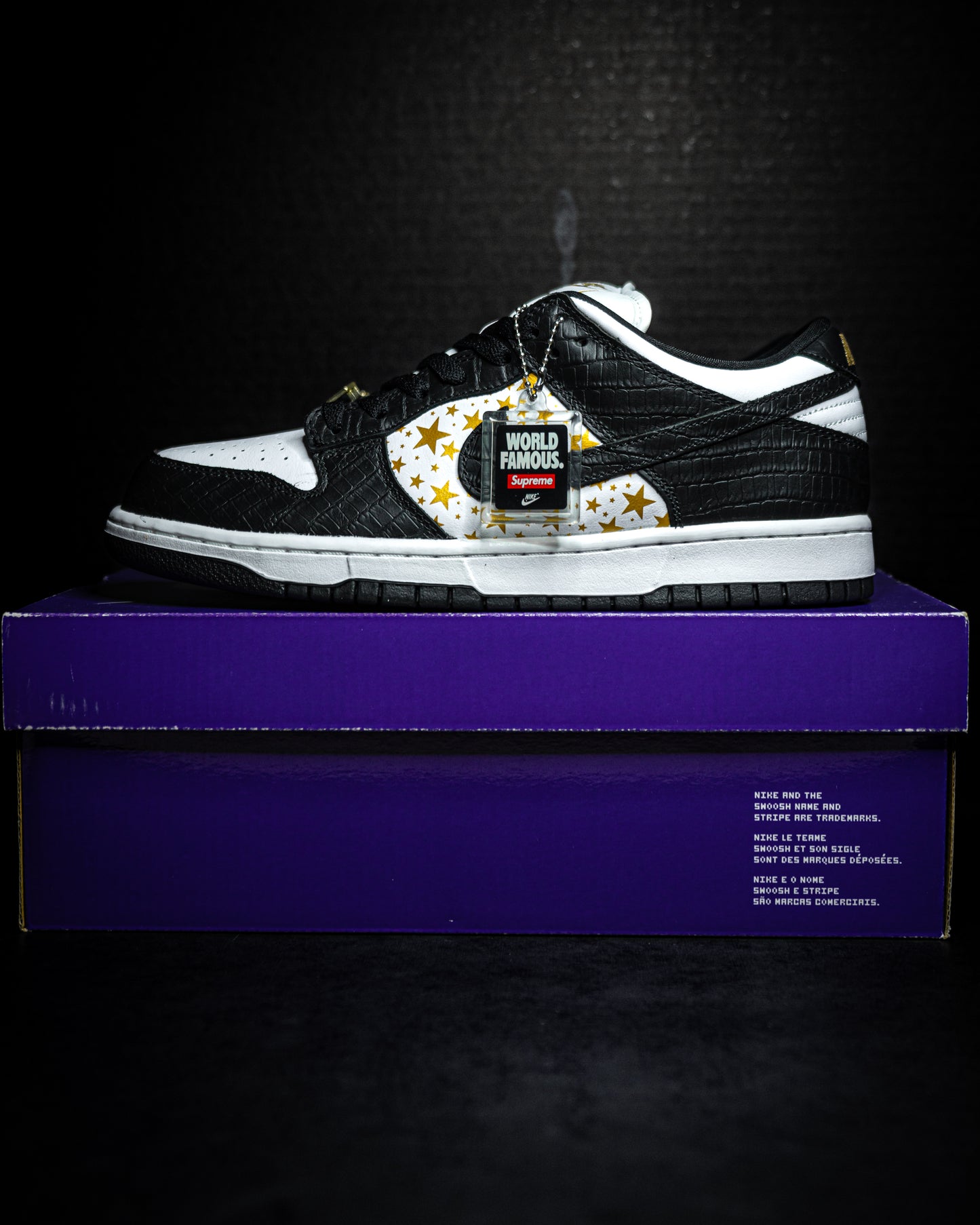 Nike SB Dunk Low Supreme Stars Black 2021