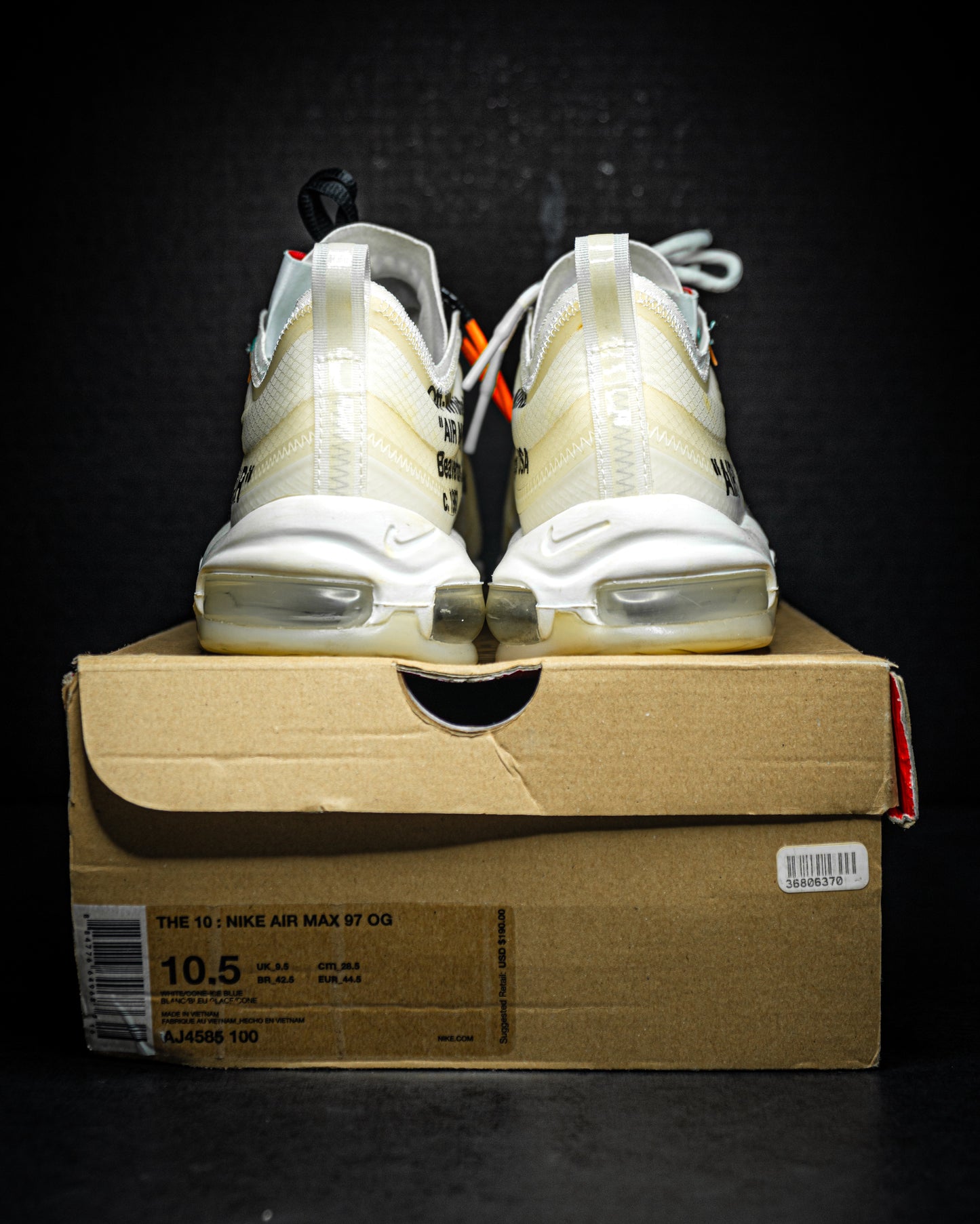 Nike Air Max 97 OG x Off-White 'The Ten' (USED)