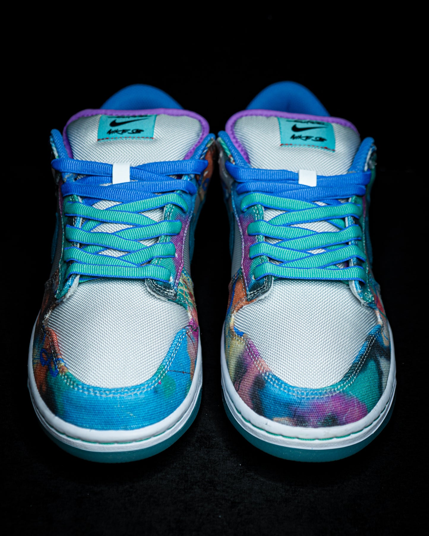 Nike Futura Laboratories x Dunk SB Low Bleached Aqua