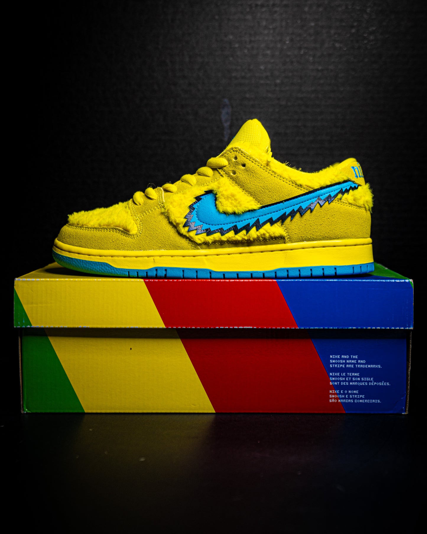 Nike SB Dunk Low Grateful Dead Bears Opti Yellow