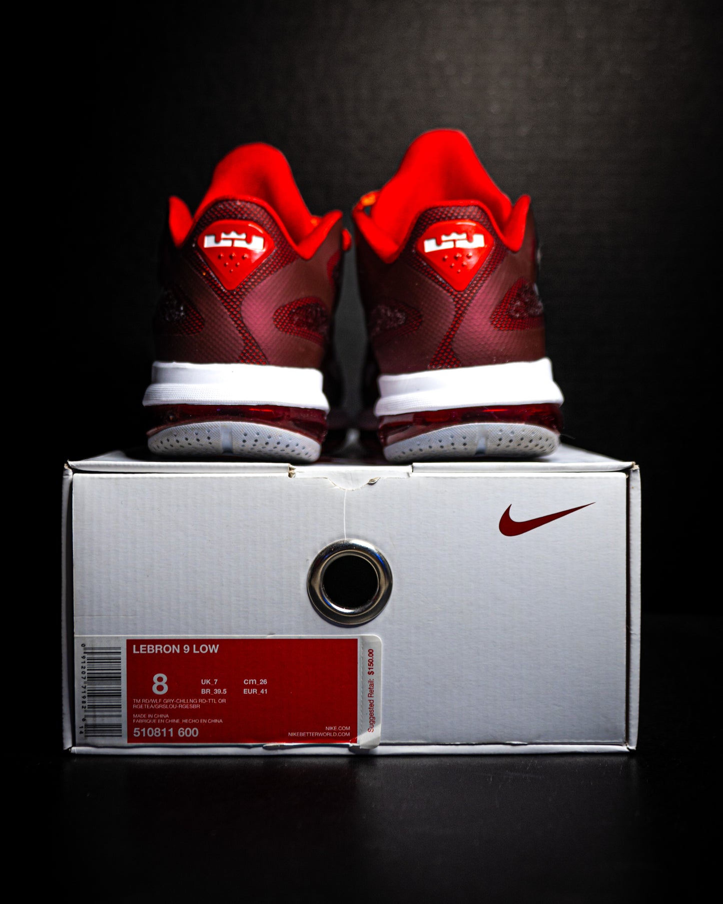 Nike LeBron 9 Low Cherry (USED)