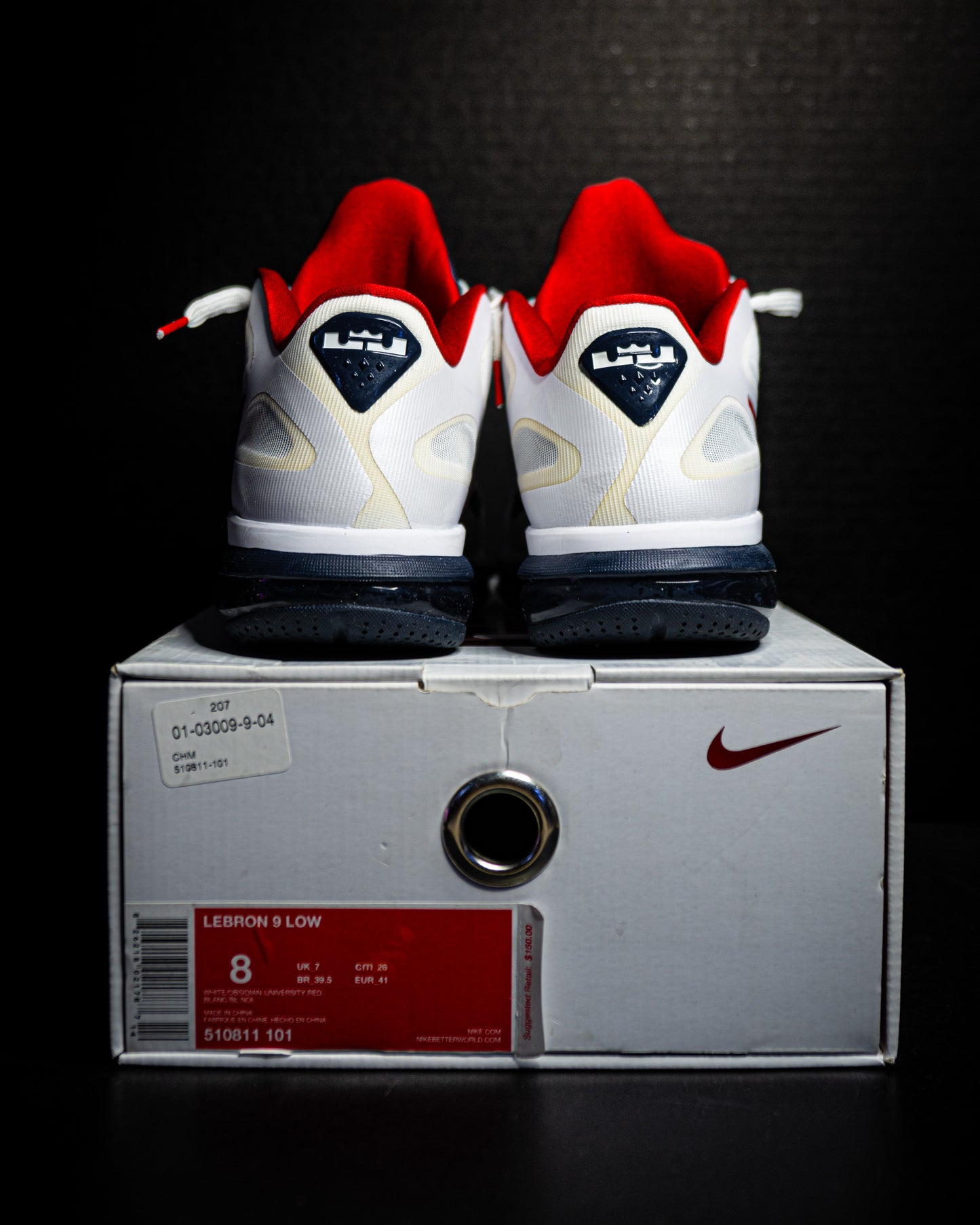 Nike LeBron 9 Low USA Olympic (USED)